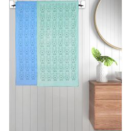 FABINALIV Set of 2 Multicolor Cartoon 300 GSM Cotton Kids Bath Towels (110X55 cm)-image-82