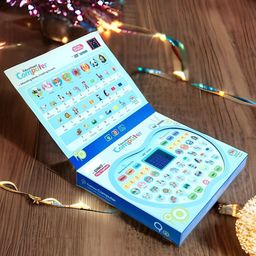 WOW Toys  Educational Mini Apple shape Laptop with LED Display - Colour may vary-88