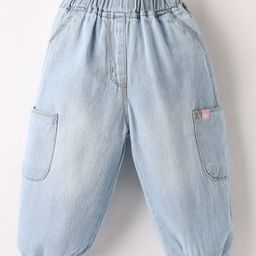 Little Kangaroos Denim Full Length Jeans - Light Blue-picture-26