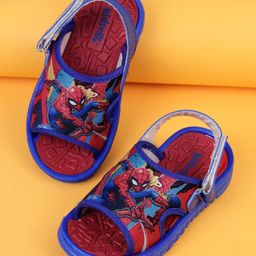 Kidsville Marvel Featuring Spiderman Designed Sandals - Blue-picture-49