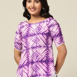 Moda Rapido Tie and Dye Cotton Top-picture-4