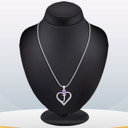 Lila Silver-Plated Heart Shaped Pendants with Chains-image-70