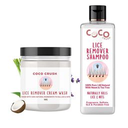 Coco Crush Set Of 2 Lice Removal Hair Cream - 50 g & Shampoo - 100 g-54