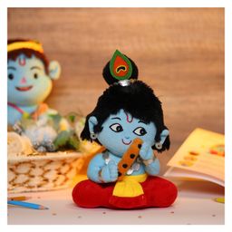Panda's Box Mantra Chanting Baby Krishna (Small ) | Musical Soft Plush Toy image 4
