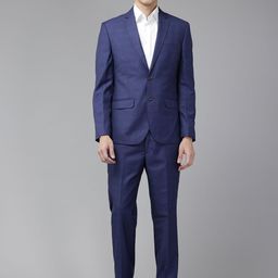 Park Avenue 2-Piece Checked Formal Suit-picture-19
