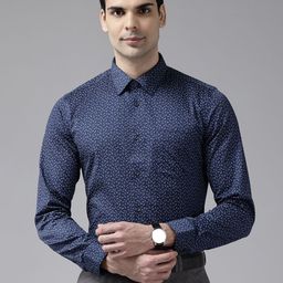 Blackberrys Slim Fit Printed Formal Shirt-image-29