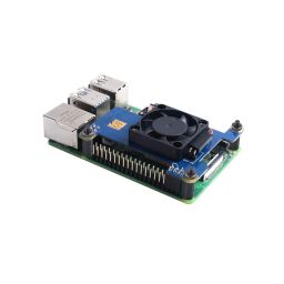 Raspberry Pi PoE HAT Support IEEE 802.3af or 802.3at PoE Standard, with Cooling Fan for Pi 4 Model B / 3B, B Plus- RS2850Raspberry Pi PoE HAT Support IEEE 802.3af or 802.3at PoE Standard, with Cooling Fan for Pi 4 Model B / 3B, B Plus- RS2850 image 1