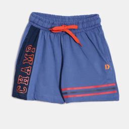 Dixcy Scott Originals Kids Blue & Red Cotton Printed Shorts-image-26