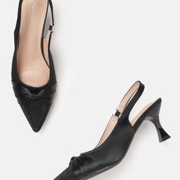 Allen Solly Embellished Satin Finish Slim Heels with Bow Detail-image-65
