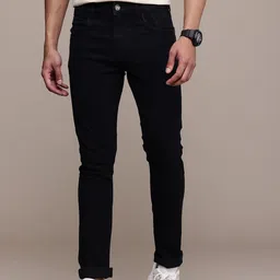WROGN Men Slim Fit Light Fade Stretchable Jeans-picture-41