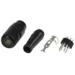 RS PRO 5 pole Din Plug Brass Cable Mount 34 V AC/DC 2 A, 1102810-7