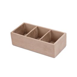 AZYEEA Cream-Coloured Set of 1 Regular Drawer Organiser Organisers-image-88