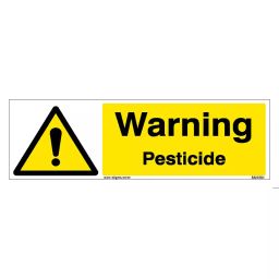 SUNSIGNS Warning Pesticide Signages Size 300x100 mm HP Print + Vinyl + Sun Board, SN0081-image-64