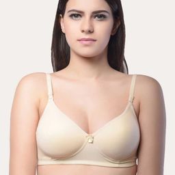 Lady Lyka Medium Coverage Lightly Padded Seamless Cotton T-Shirt Bra-picture-46