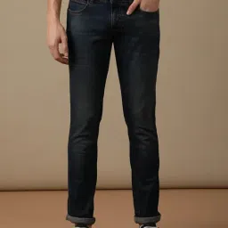 Wrangler Skanders Indigo Blue Slim Fit Low Rise Jeans-picture-19