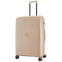 Nasher Miles Antwerp Hard-Sided Polypropylene Check-in Luggage Champagne 28 inch |75cm Trolley Bag-picture-14