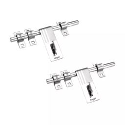 Legal L-456 2 PCS -14MMX3 ALDROP 3 line SS Matte & Glossy  14x250 mm Latching Draw Hasp (Set of 2)-28