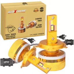 Allextreme H4/H19 LED Head Lamp Conversion Kit 400 W 40000 lm 6000 K with 4 Copper Tubes for Cars, ‎ALLBEAST01-H4/H19 (Pack of 2)-image-31