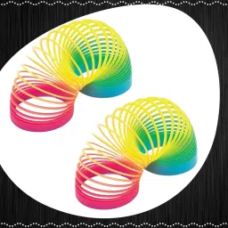 Rainbow Spring Magic Spring Gag Toy for kids (Packof 2pcs)-L17 Slinky Magic Spring Gag Toy-image-17