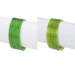 1ST TIME Set Of 24 Green Alloy Bangles-picture-25