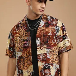KETCH Men Abstract Printed Casual Shirt-image-48