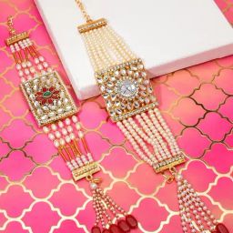 Zaveri Pearls Multicolor Alloy Classic Bracelet - Set of 2-10