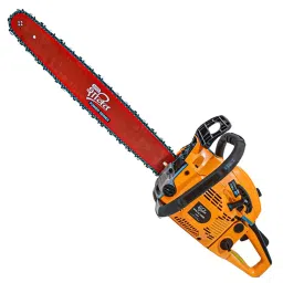 HPD Shakti 22 inch Chain Saw Machine 58 CC Petrol Engine with Three Muffler and Oil Bulb Feature-image-86