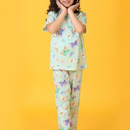 YK Girls Printed Pure Cotton Night suit-picture-31