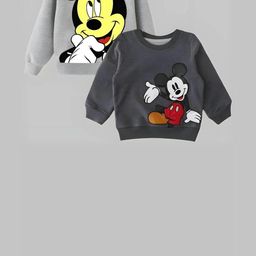 Be Perfect Kids-Unisex Multicoloured Fleece Sweatshirts-image-69