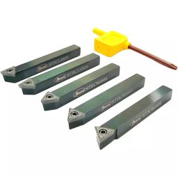 Assorts Indexable Turning Tool Set Tool Steel 8 mm Square Shank for CNC & Lathe Machine (Pack of 5)-picture-2