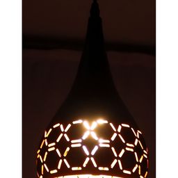 GAUVIK Black Textured Aluminium Ceiling Lamp-image-11