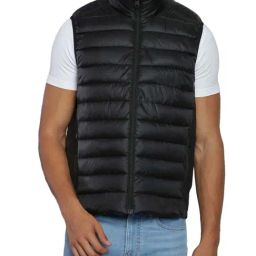 Calvin Klein Jeans Black Regular Fit Quilted Gilet-picture-34