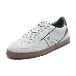RARE RABBIT Men Suede Round Toe Lace-Ups Sneakers-image-12