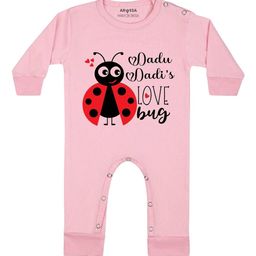 Arvesa Dadu Dadi Love Bug Printed Bodysuit-image-68