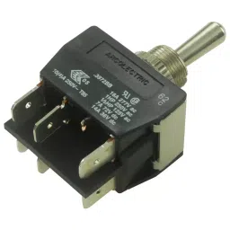 ARCOLECTRIC (BULGIN LIMITED) SWITCH, DPDT, 16A, 250VAC, C3972BBAAA-43