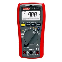 RS PRO S1 Handheld Digital Multimeter, True RMS, 10A ac Max, 10A dc Max, 1000V ac Max  1993846-3