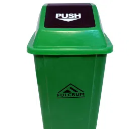 Fulcrum 60 L Green HDPE Push can Dustbin 1 Pc-picture-38