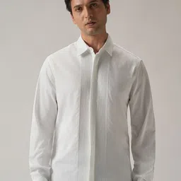 Banana Club Men Classic Slim Fit Opaque Casual Shirt-image-43