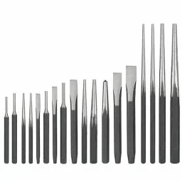 Westward Punch and Chisel Set, 2AJL7 (18 Pcs)-46