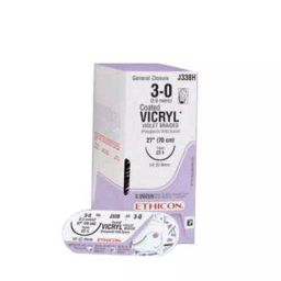 Ethicon NW2472 Vicryl 3-0 Absorbable Violet Braided Suture Size 90 cm (Pack of 12)-image-25