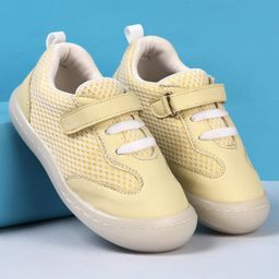 Babyoye Velcro Closure Solid Casual Shoes - Yellow-image-21