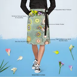 ArtzFolio Printed Aprons With 1 Patch Pockets image 3