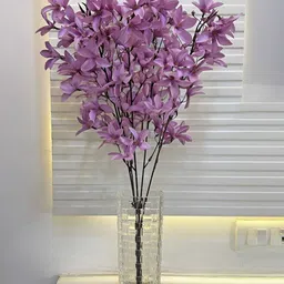 ARTSY Purple 1 Pieces Magnolia Artificial Flower-13