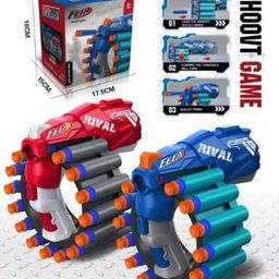 ji & ja Ji and Ja  Automatic Burst Super Shoot Soft Bullet Gun Foam Blaster Toy with Long Range Wrist Blasting ( 20 Soft bullet ) Random Colour image 2
