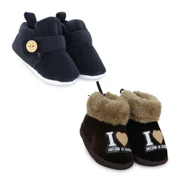 BAESD Kids Pack of 2 Cotton Booties-image-14