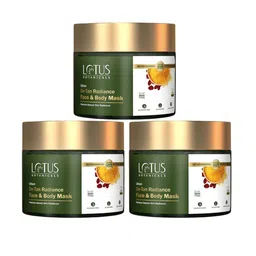 Lotus Botanicals Set Of 3 Ubtan De-Tan Radiance Face & Body Mask-140g Each-1