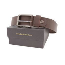 Everestwolf Men Textured Leather Formal Belt-image-79