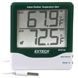 EXTECH INSTRUMENTS Indoor/Outdoor Temp Alert, -50 To 70Degc, 401014A-23
