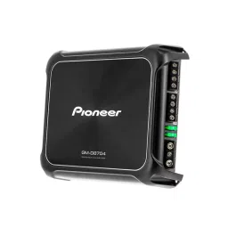 Pioneer 1200 W Class-D 4-Channel Bridgeable Amplifier with Wired Bass Boost Remote, GM-D8704 image 2