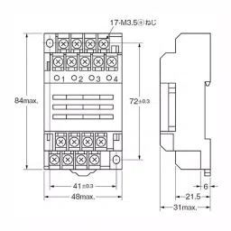 Omron Terminal Relay Screw terminal DC 12 V, G6B-4CB DC12V-29